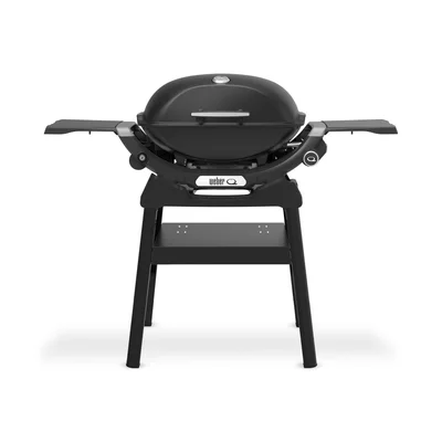 Газовый гриль Weber Q 2200N с боковыми столиками и компактной подставкой