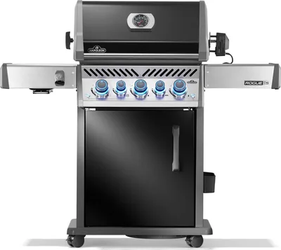 Газовый гриль Napoleon, Роуг ПРО-С 425 (Rogue PRO-S 425) (черный, с ИК горелкой 3/3, задней горелкой и вертелом в комплекте)